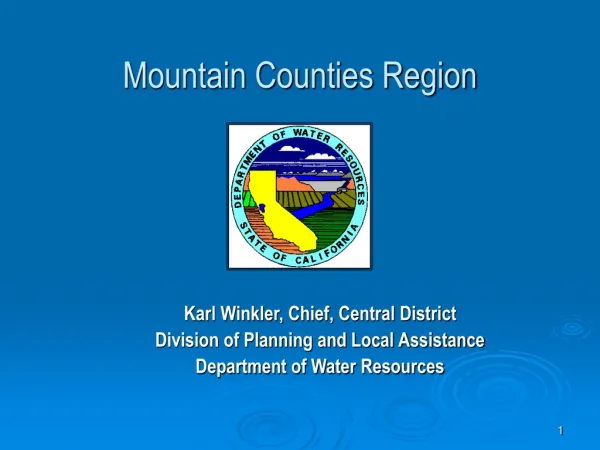 Mountain Counties Region