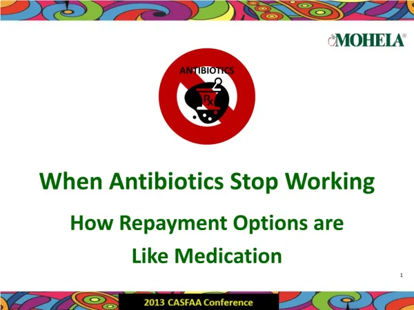 When Antibiotics Stop Working How Repayment Options are Like Medication