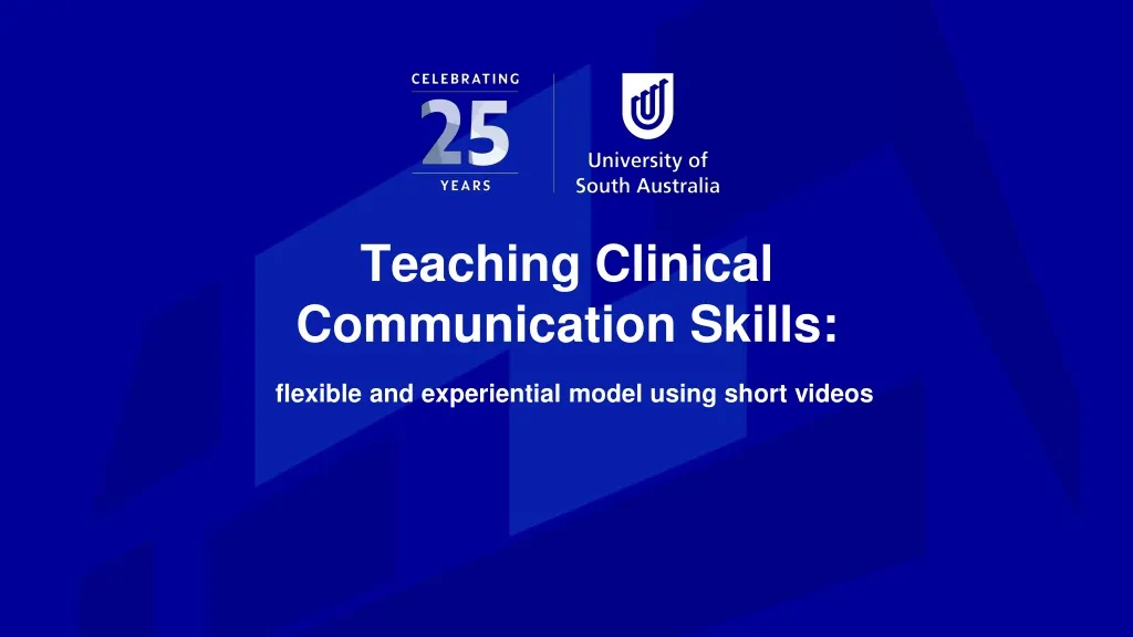 teaching clinical communication skills flexible and experiential model using short videos