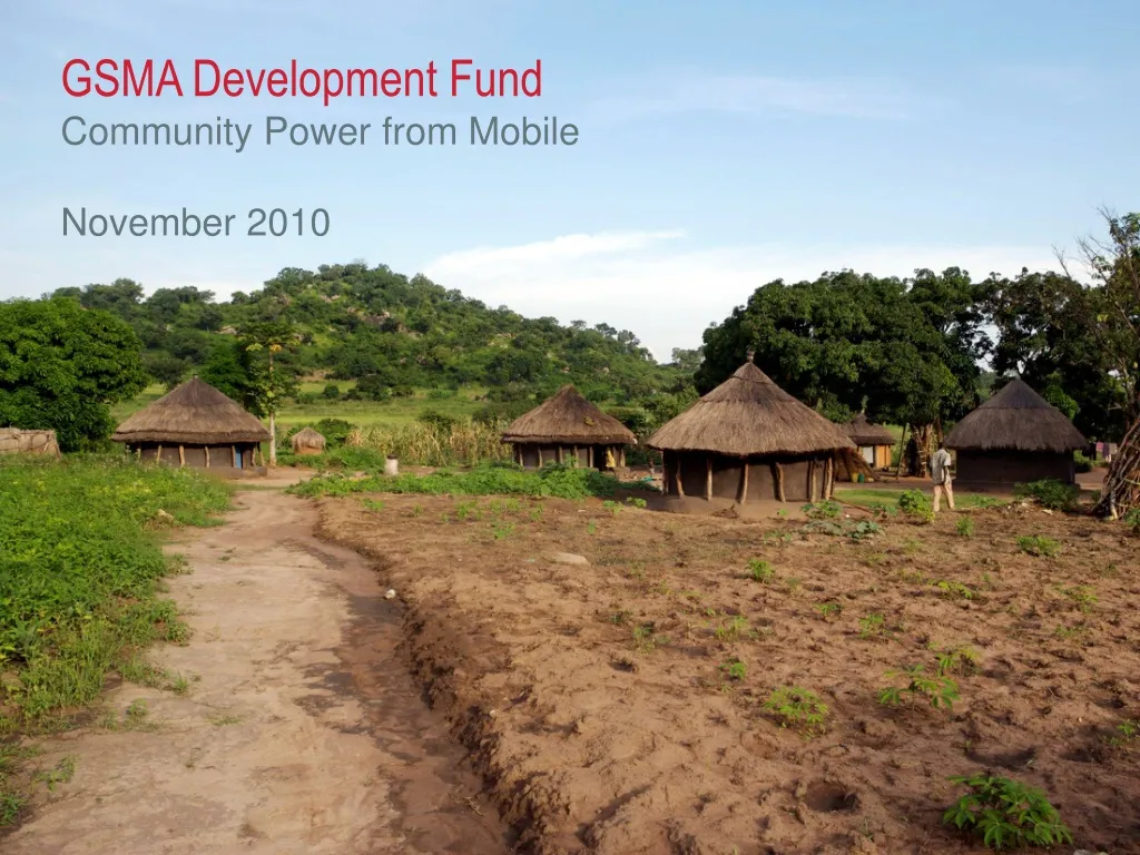 gsma development fund community power from mobile