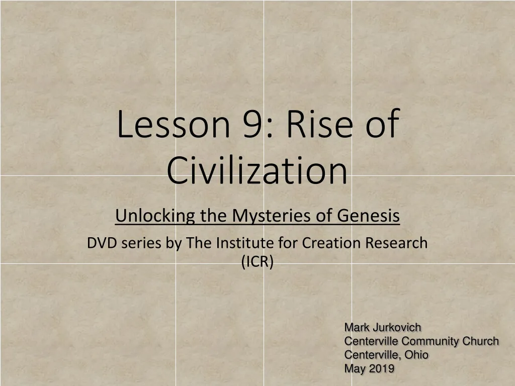 lesson 9 rise of civilization
