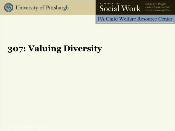 307: Valuing Diversity