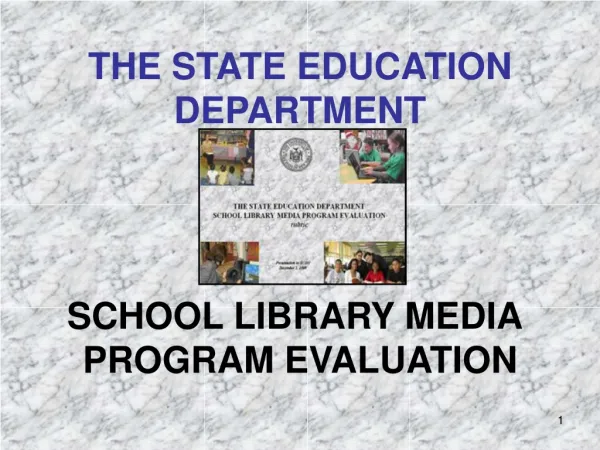 THE STATE EDUCATION DEPARTMENT