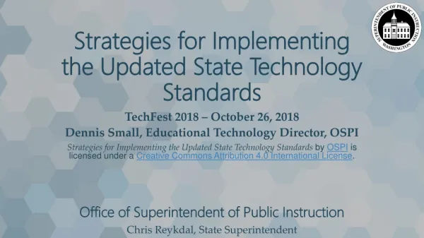 Strategies for Implementing the Updated State Technology Standards