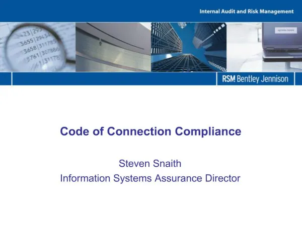 Code of Connection Compliance