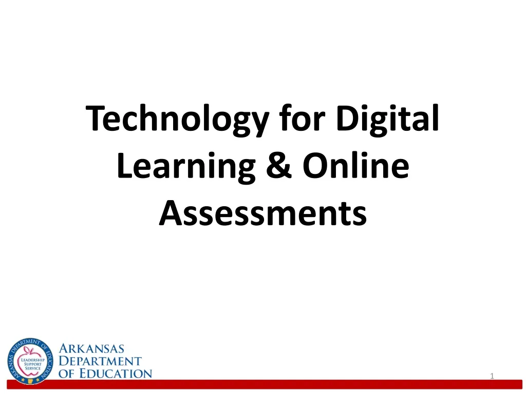 technology for digital learning online assessments