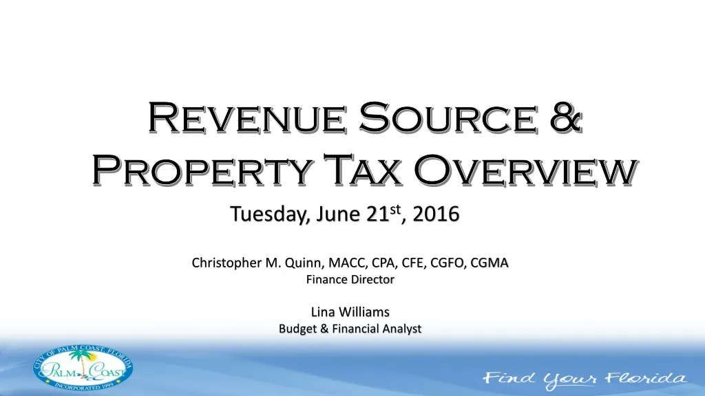 revenue source property tax overview