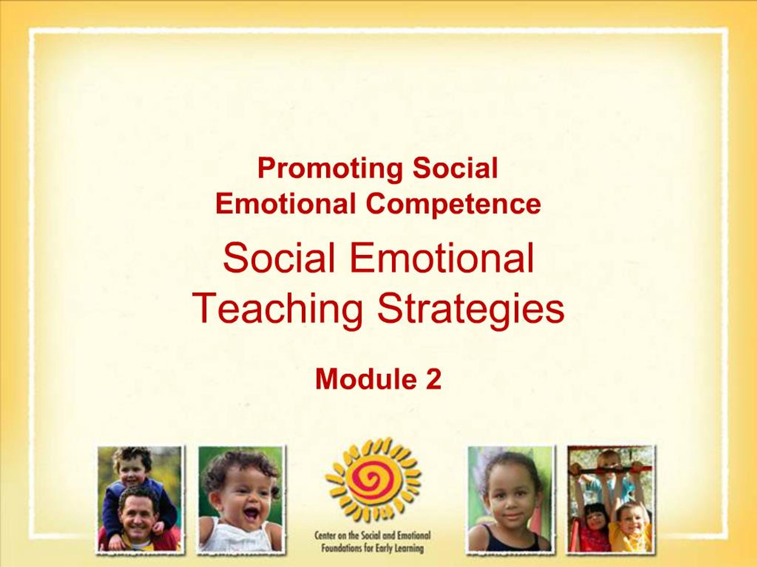 PPT - Social Emotional Teaching Strategies PowerPoint Presentation ...