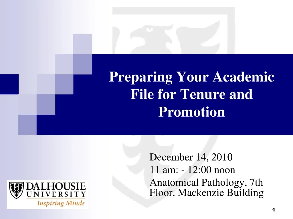 preparing your academic file for tenure and promotion