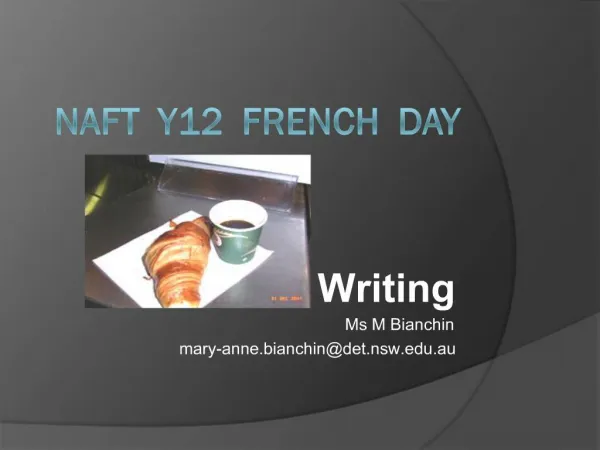 NAFT Y12 French Day