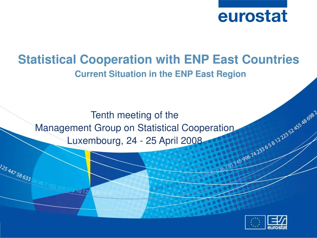 statistical cooperation with enp east countries current situation in the enp east region