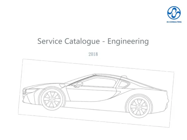 Service Catalogue - Engineering 2018