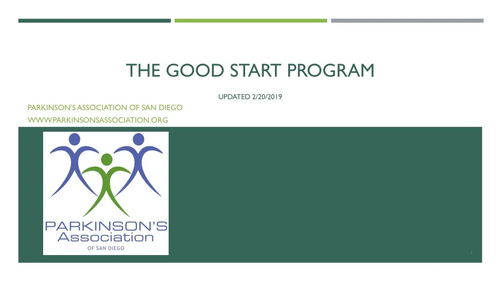 the good start program updated 2 20 2019