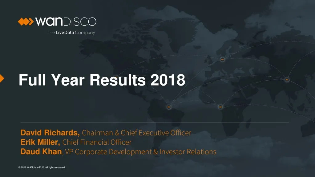 full year results 2018