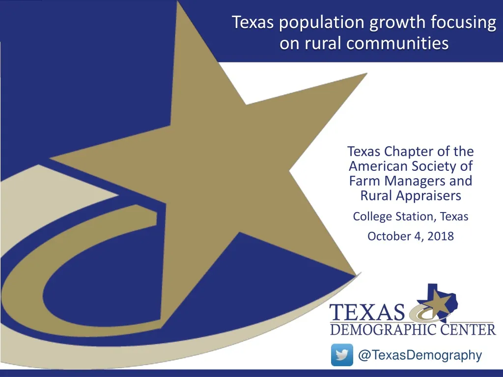 texas population growth focusing on rural communities