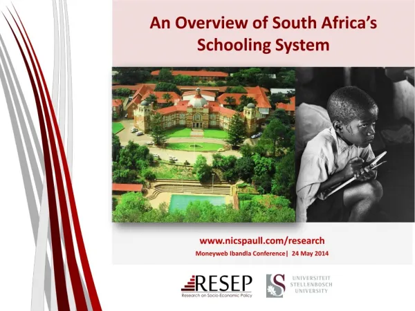An Overview of South Africa’s Schooling System