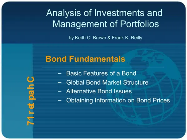 Analysis of Investments and Management of Portfolios by Keith C. Brown Frank K. Reilly