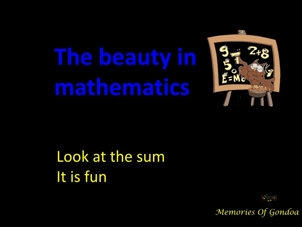 the beauty in mathematics