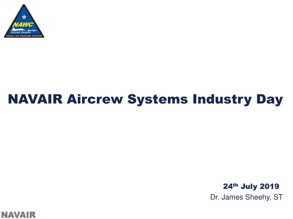 NAVAIR Aircrew Systems Industry Day