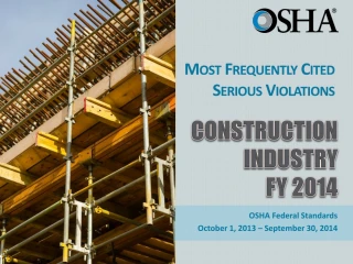 Most Frequently Cited Serious Violations - slide 1