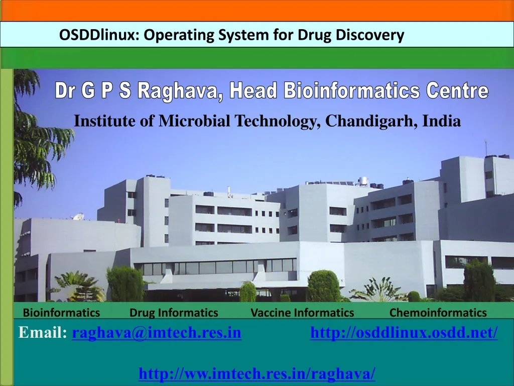 osddlinux operating system for drug d iscovery