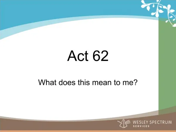 Act 62
