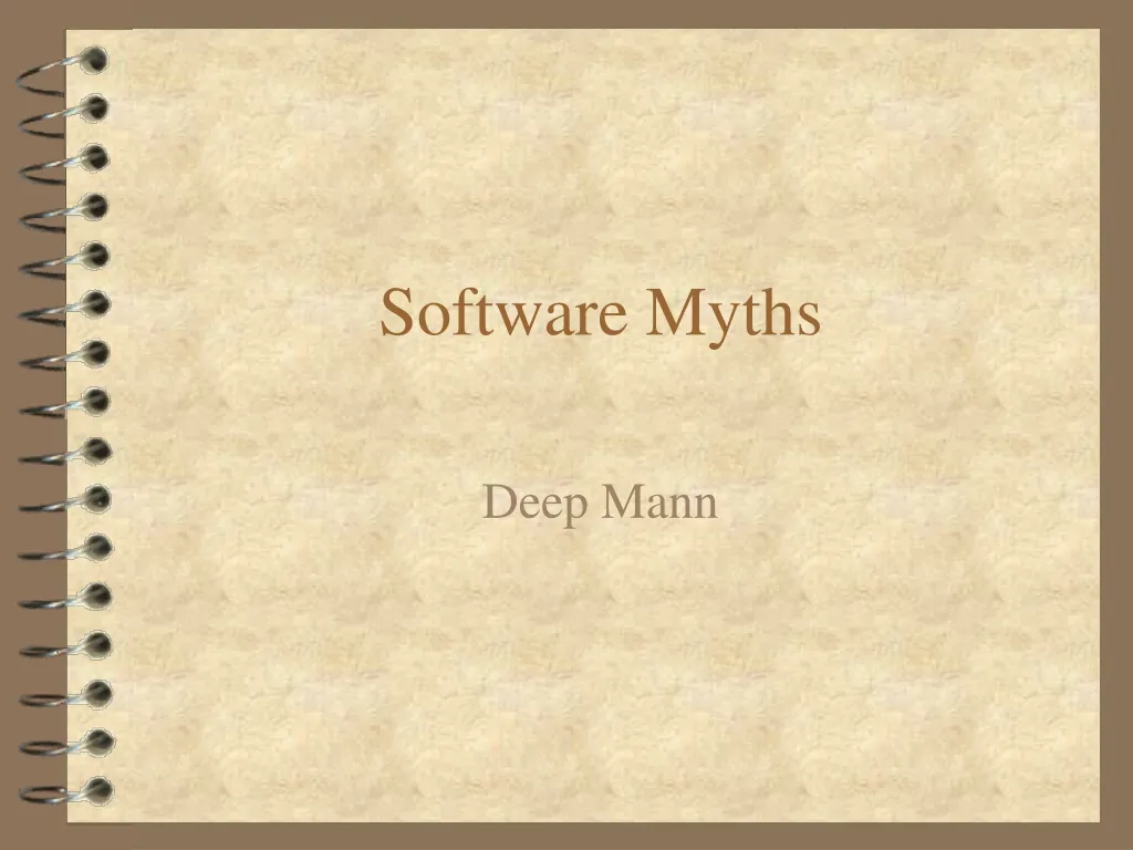 software myths