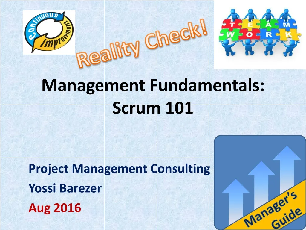 management fundamentals scrum 101