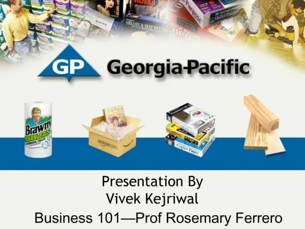 Presentation By Vivek Kejriwal Business 101 Prof Rosemary Ferrero