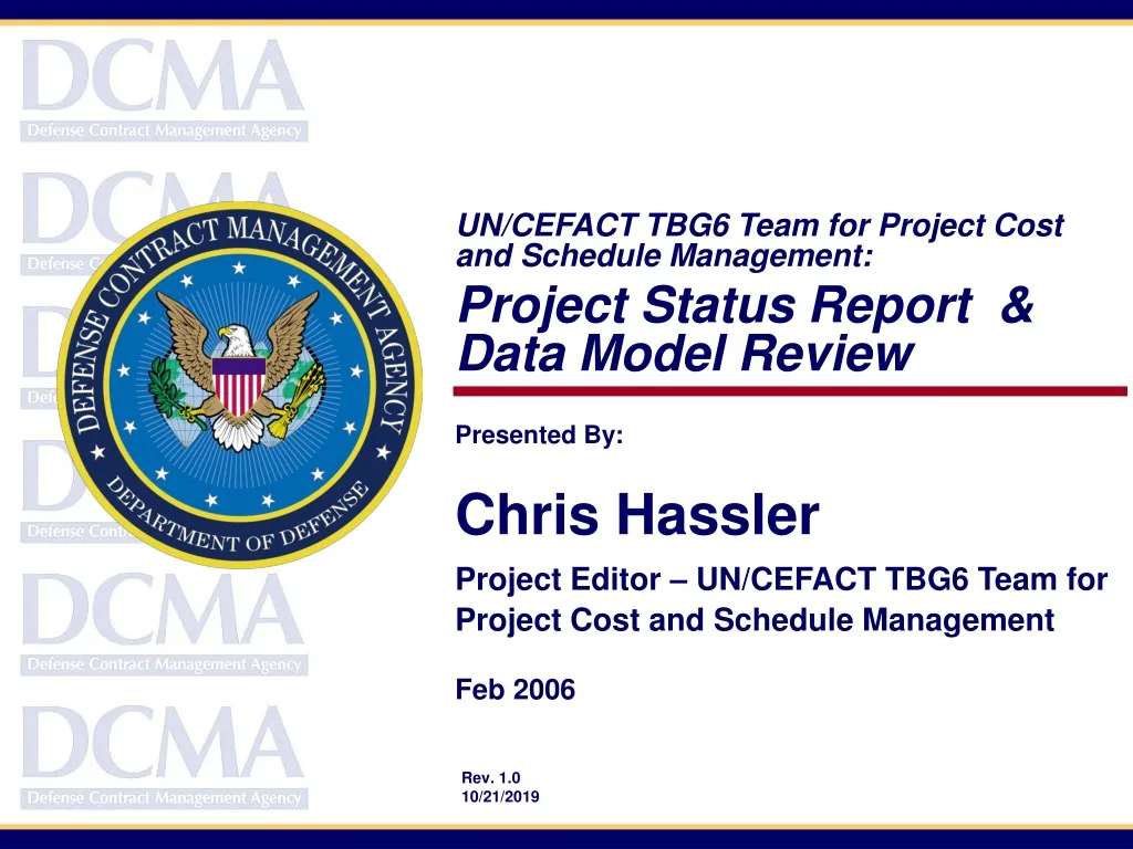 un cefact tbg6 team for project cost and schedule