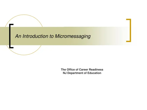 An Introduction to Micromessaging
