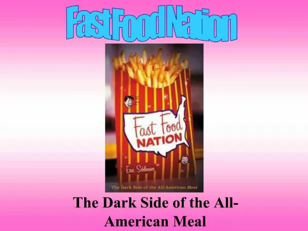 The Dark Side of the All-American Meal