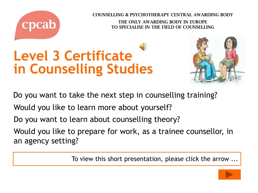 counselling psychotherapy central awarding body