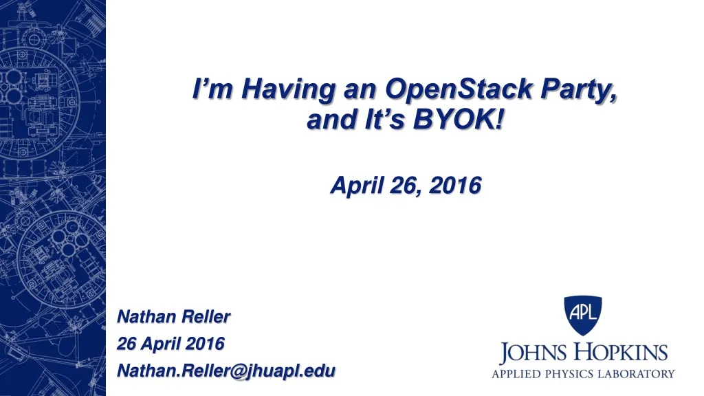 i m having an openstack party and it s byok