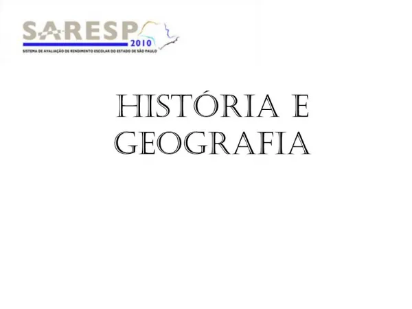 Hist ria e Geografia