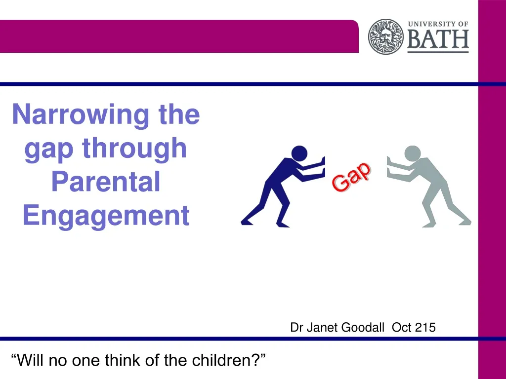 narrowing the gap through parental engagement