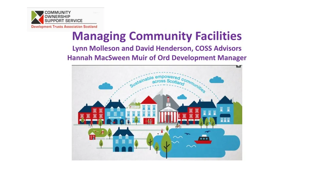 managing community facilities lynn molleson