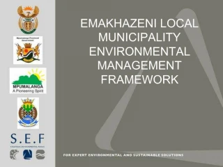 EMAKHAZENI LOCAL MUNICIPALITY ENVIRONMENTAL MANAGEMENT FRAMEWORK - slide 1