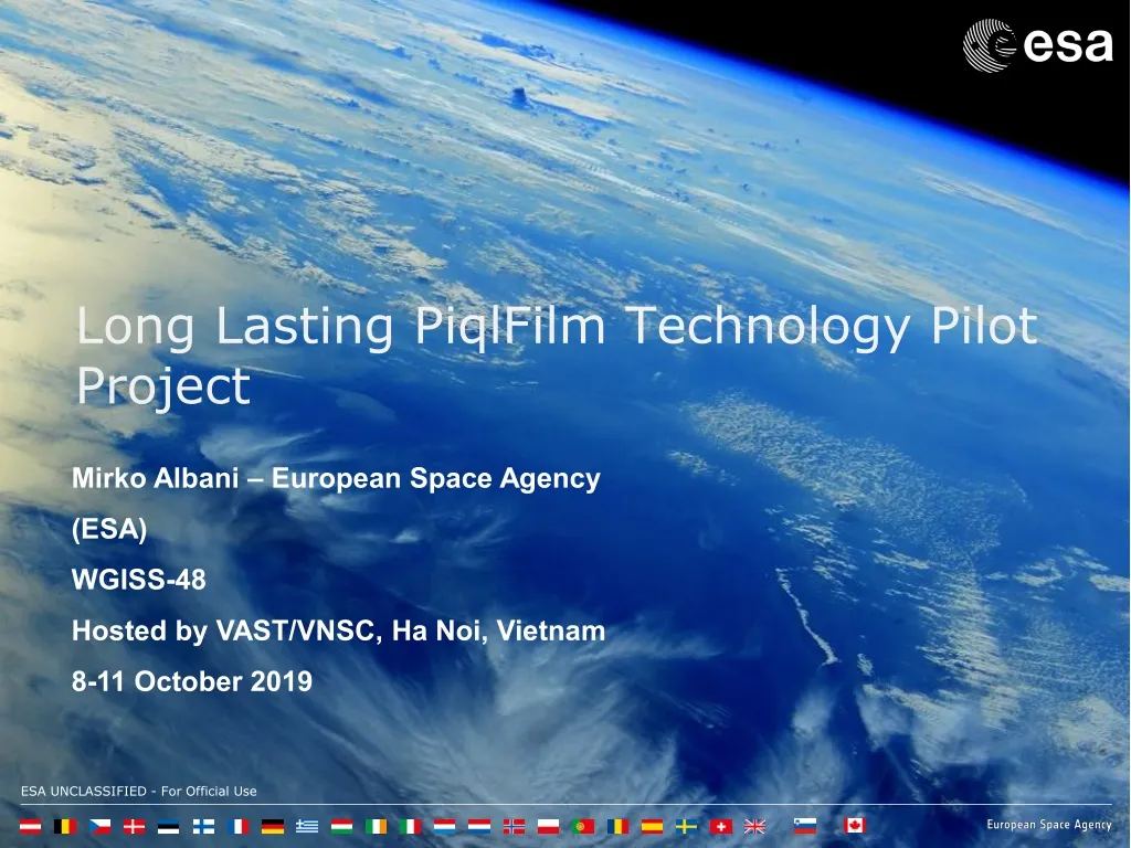 long lasting piqlfilm technology pilot project