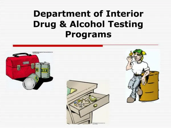 Department of Interior Drug Alcohol Testing Programs