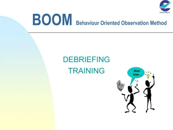 BOOM Behaviour Oriented Observation Method