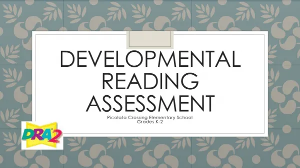 Developmental Reading Assessment