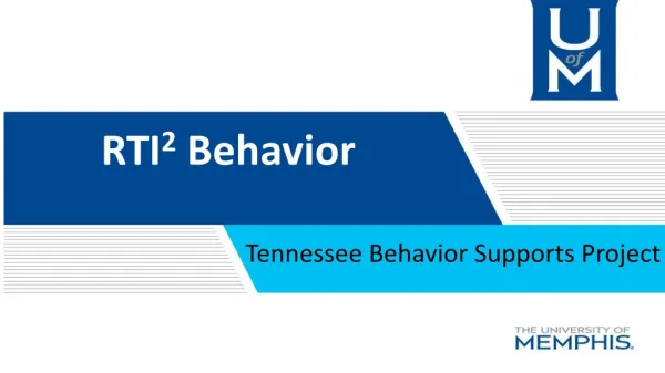 RTI 2 Behavior