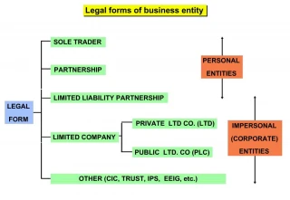 Legal forms of business entity