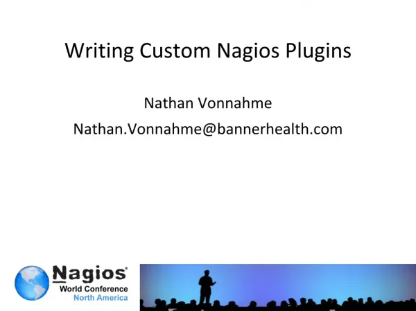 Writing Custom Nagios Plugins