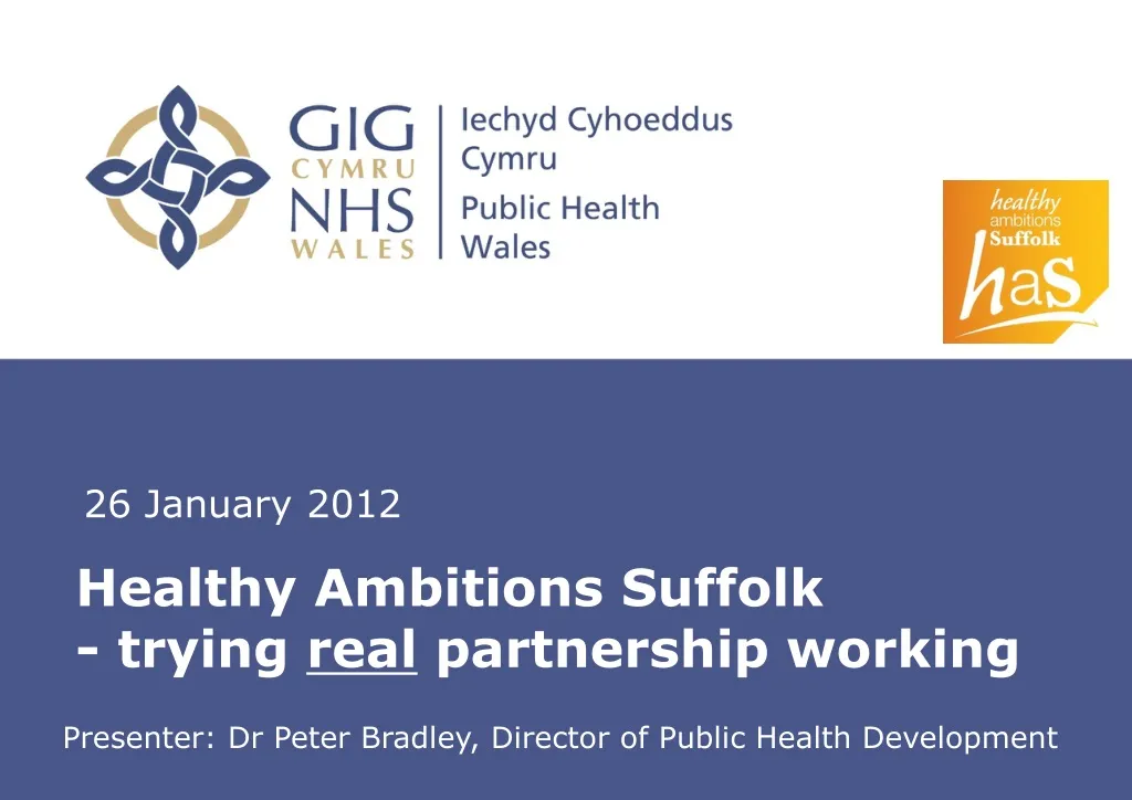 healthy ambitions suffolk trying real partnership working