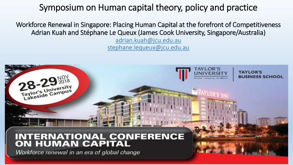 symposium on human capital theory policy