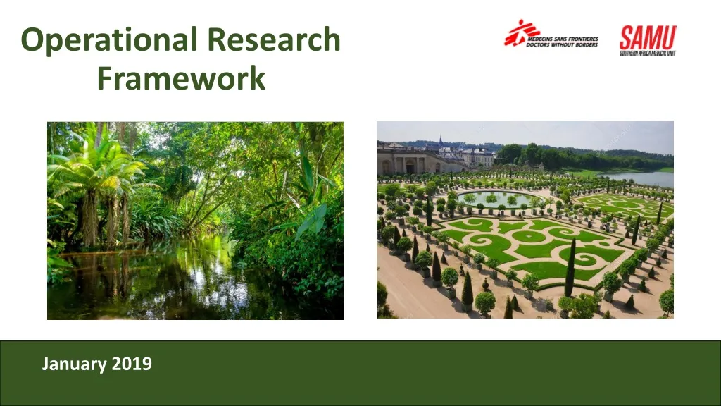 operational research framework