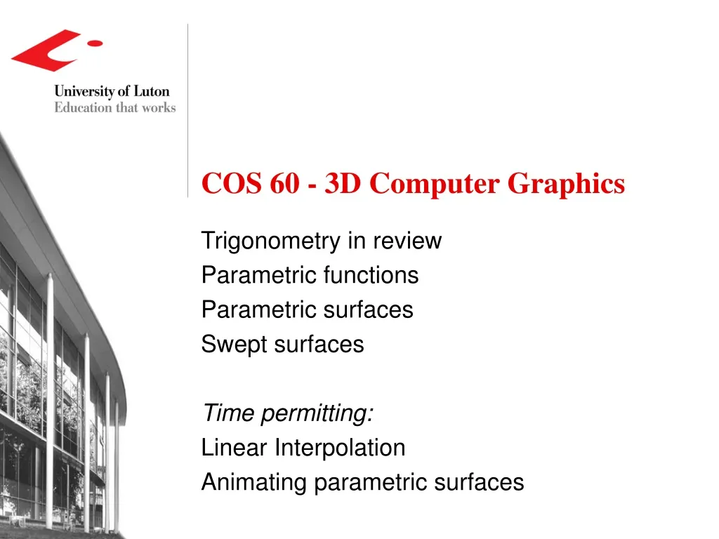 cos 60 3d computer graphics