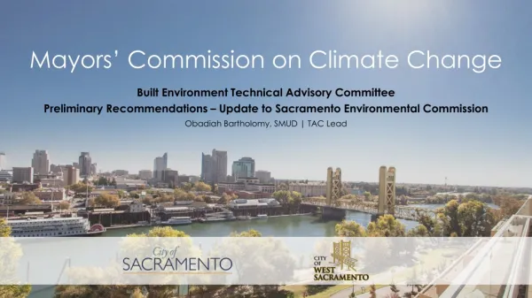Mayors’ Commission on Climate Change